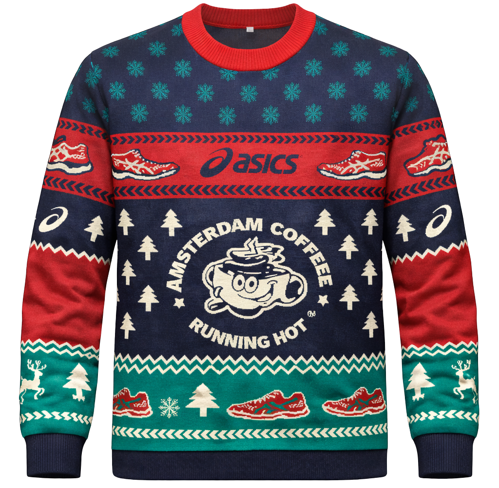 Asics Amsterdam kersttrui
